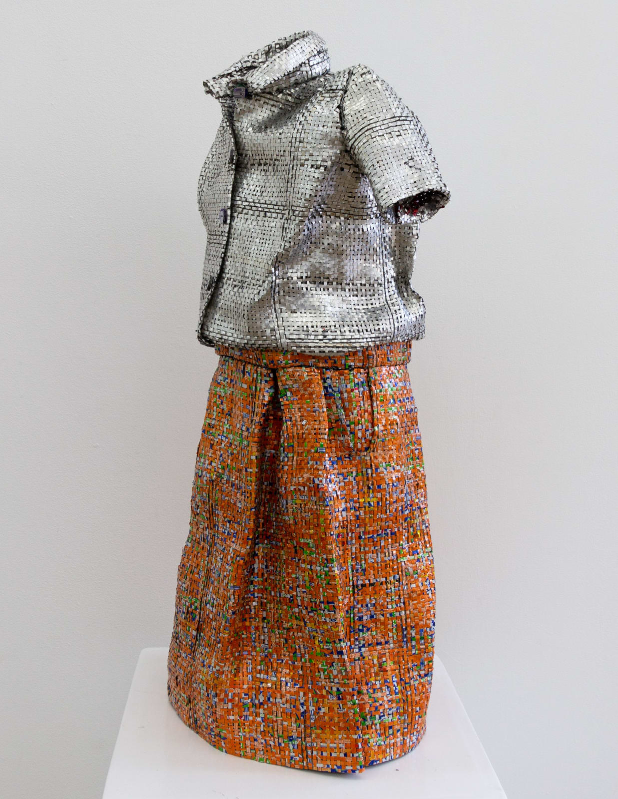 Dickens Otieno, School uniform ( Silver shirt, Orange skirt), 2023