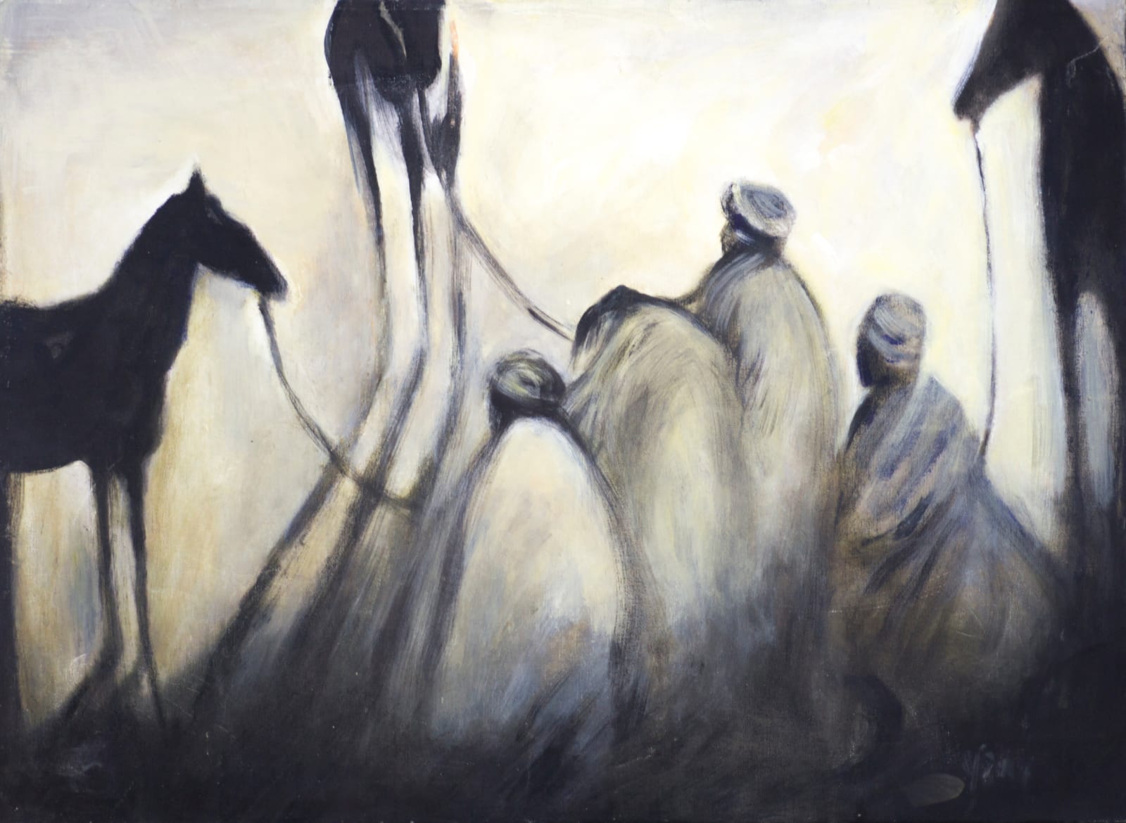 Yony Waite, Niger Horsemen, 1990