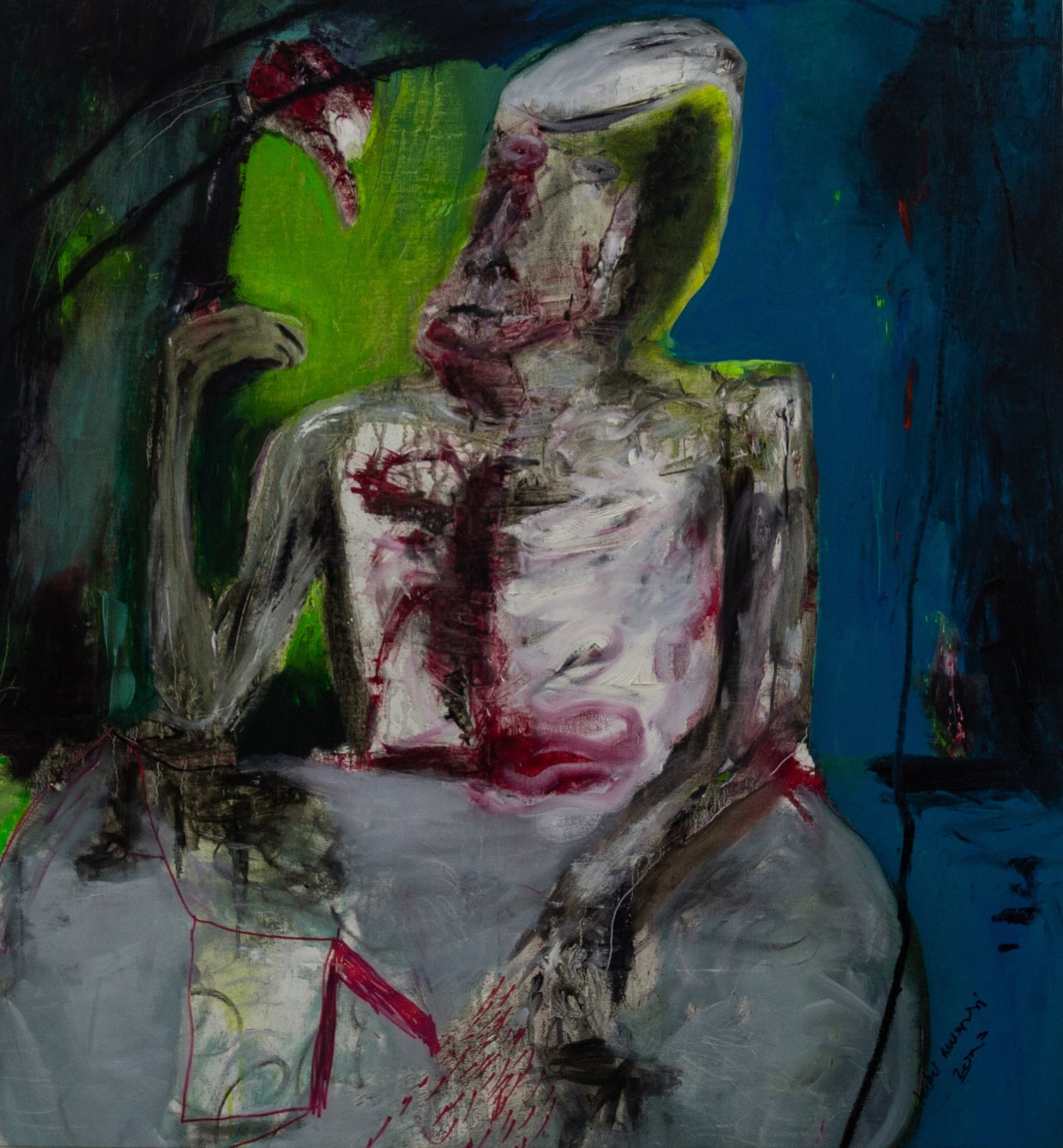 Shabu Mwangi, Dining Alone, 2024