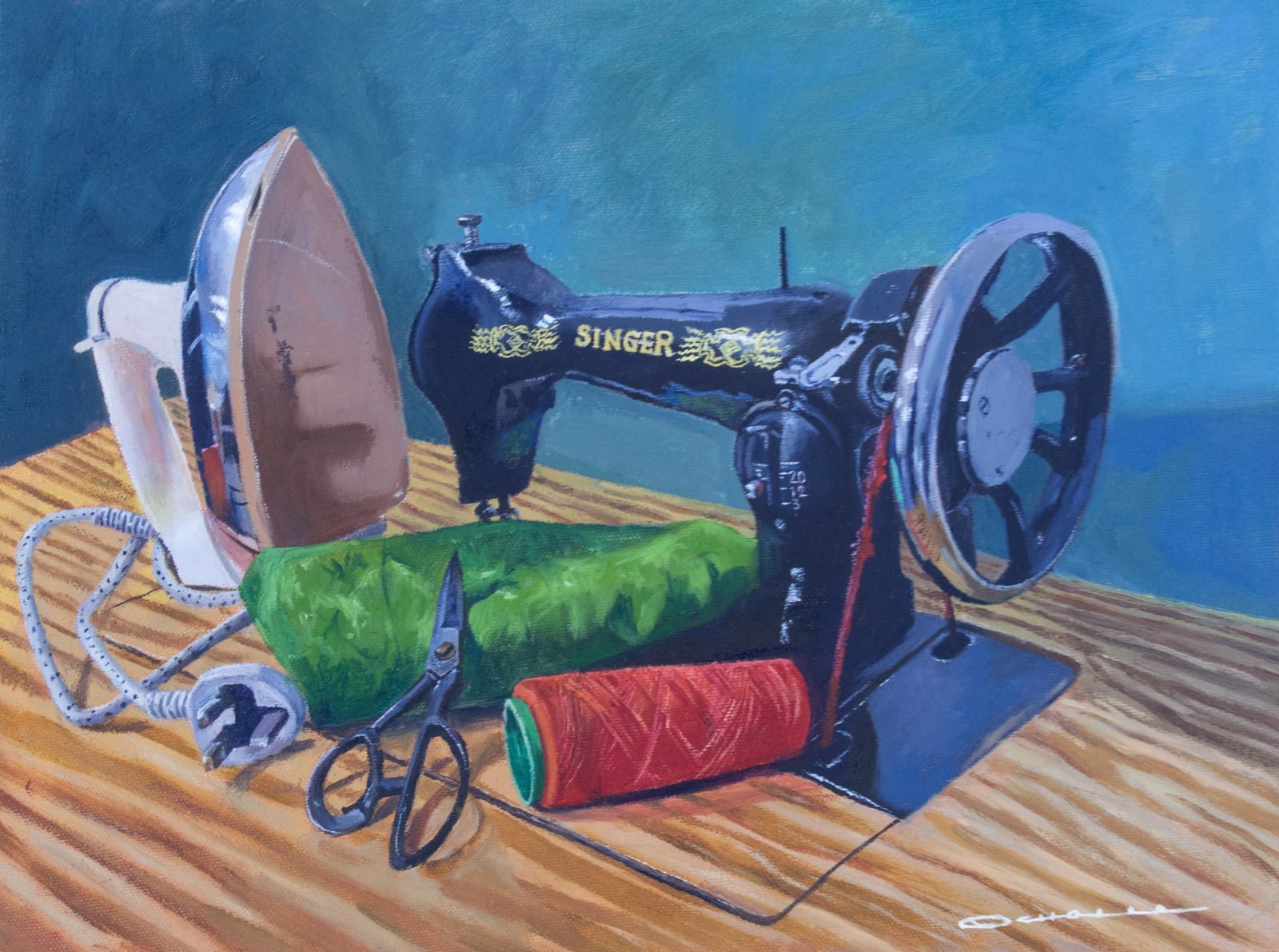 Brian Ocholla, A Stitch In Time , 2023