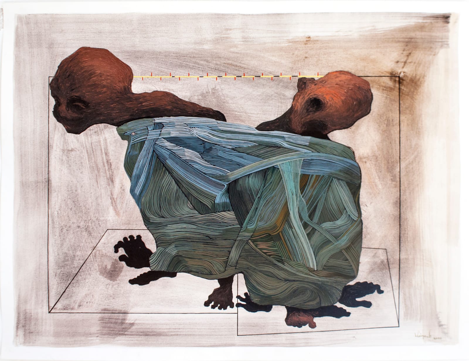 Boniface Maina, Adjusting to a Situation, 2020