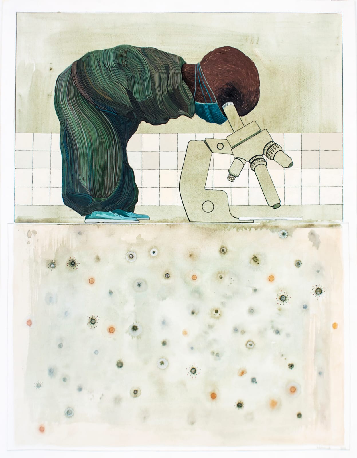 Boniface Maina, Analysing Cov Specimen, 2020