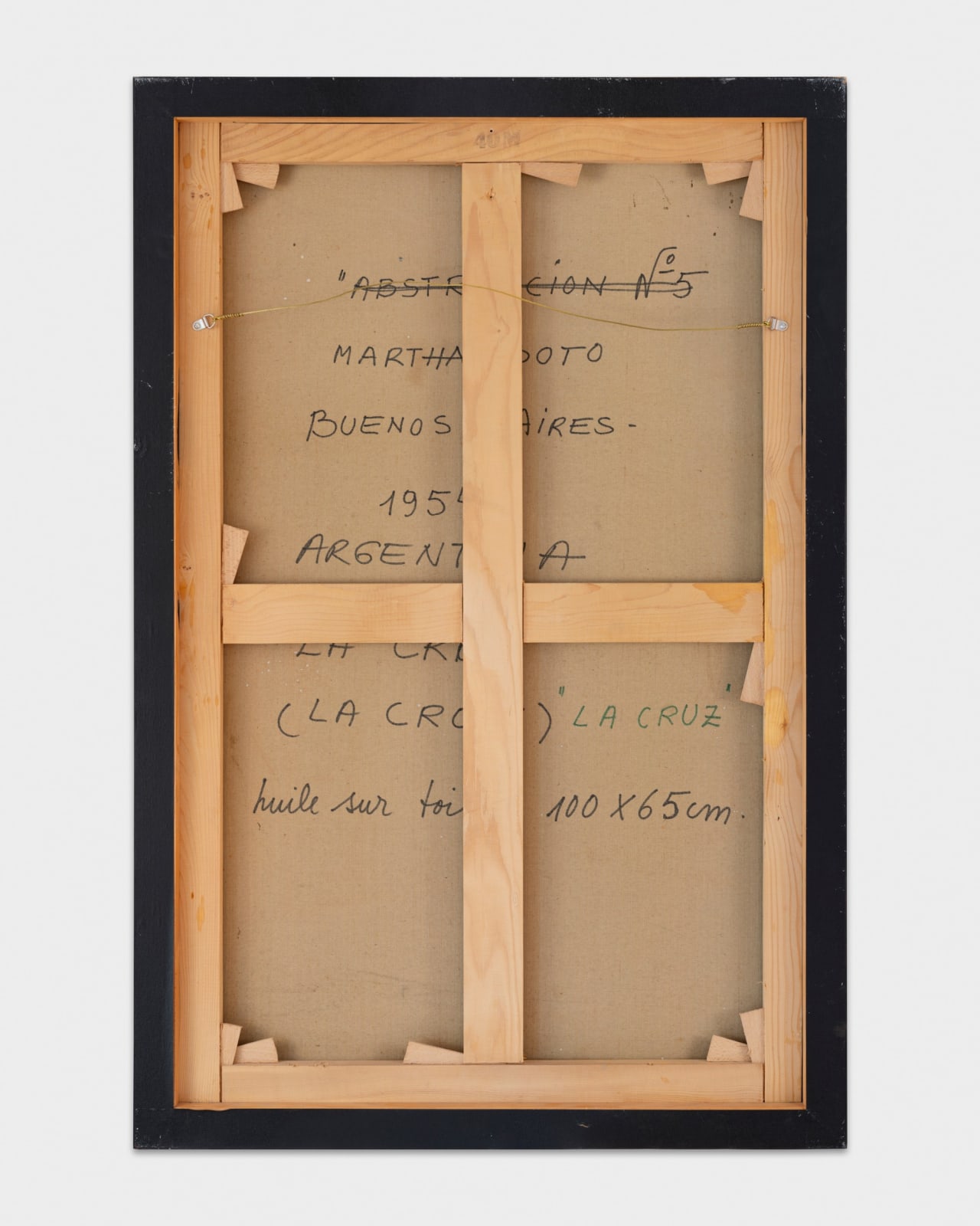Martha Boto, La Cruz, 1954