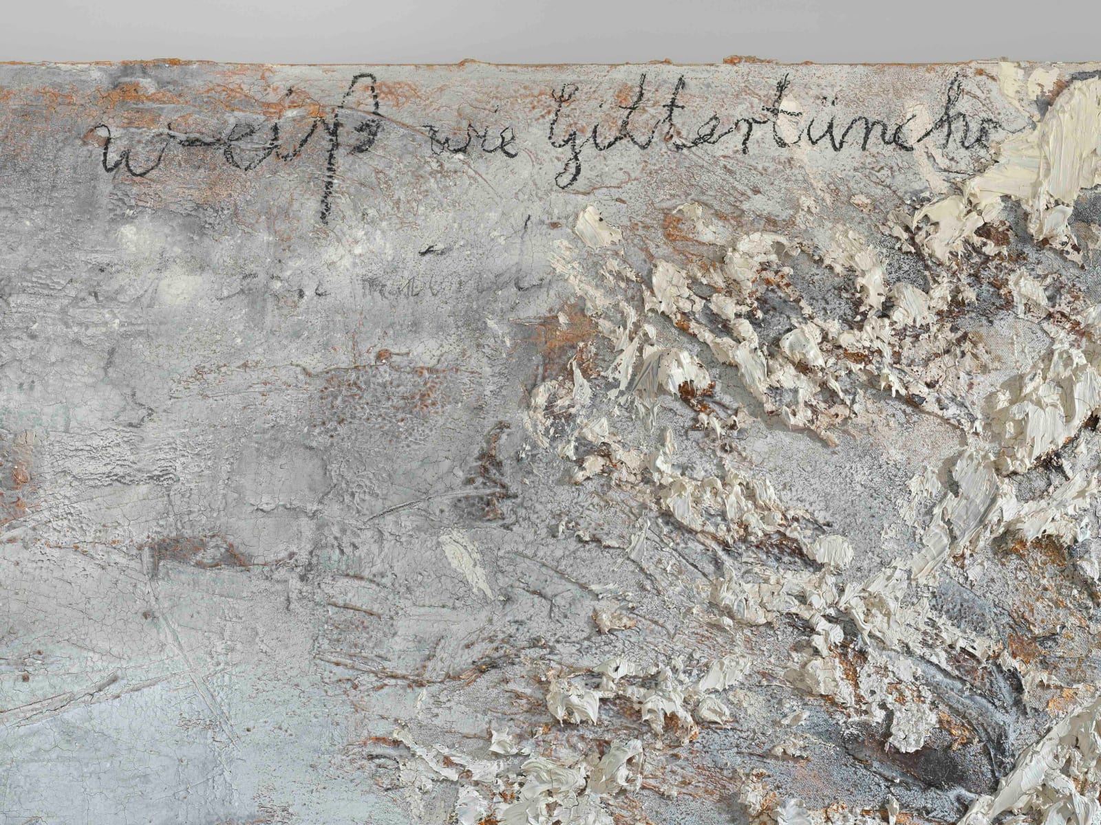 Anselm Kiefer (1945), Weiß Wie Gittertünche, 1989-2020