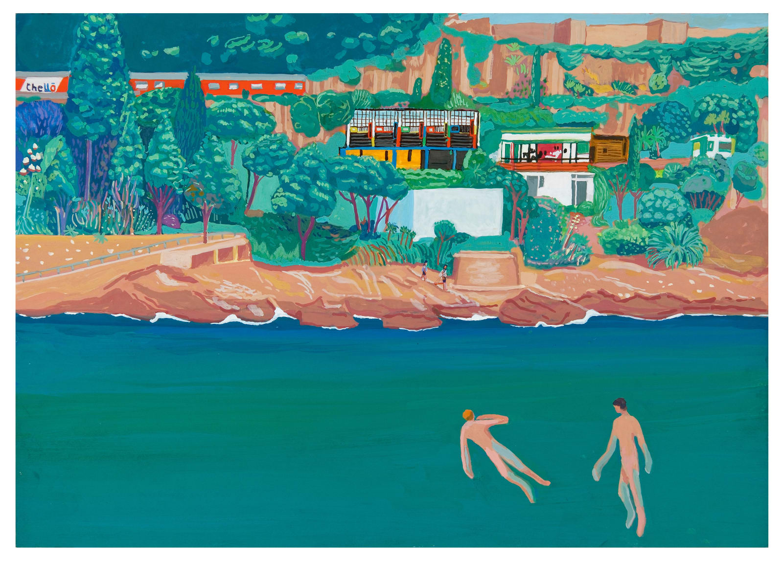 MC Mitout, Les Plus belles heures, Les nageurs du Cap Moderne, Roquebrune-Cap-Marin, 2020