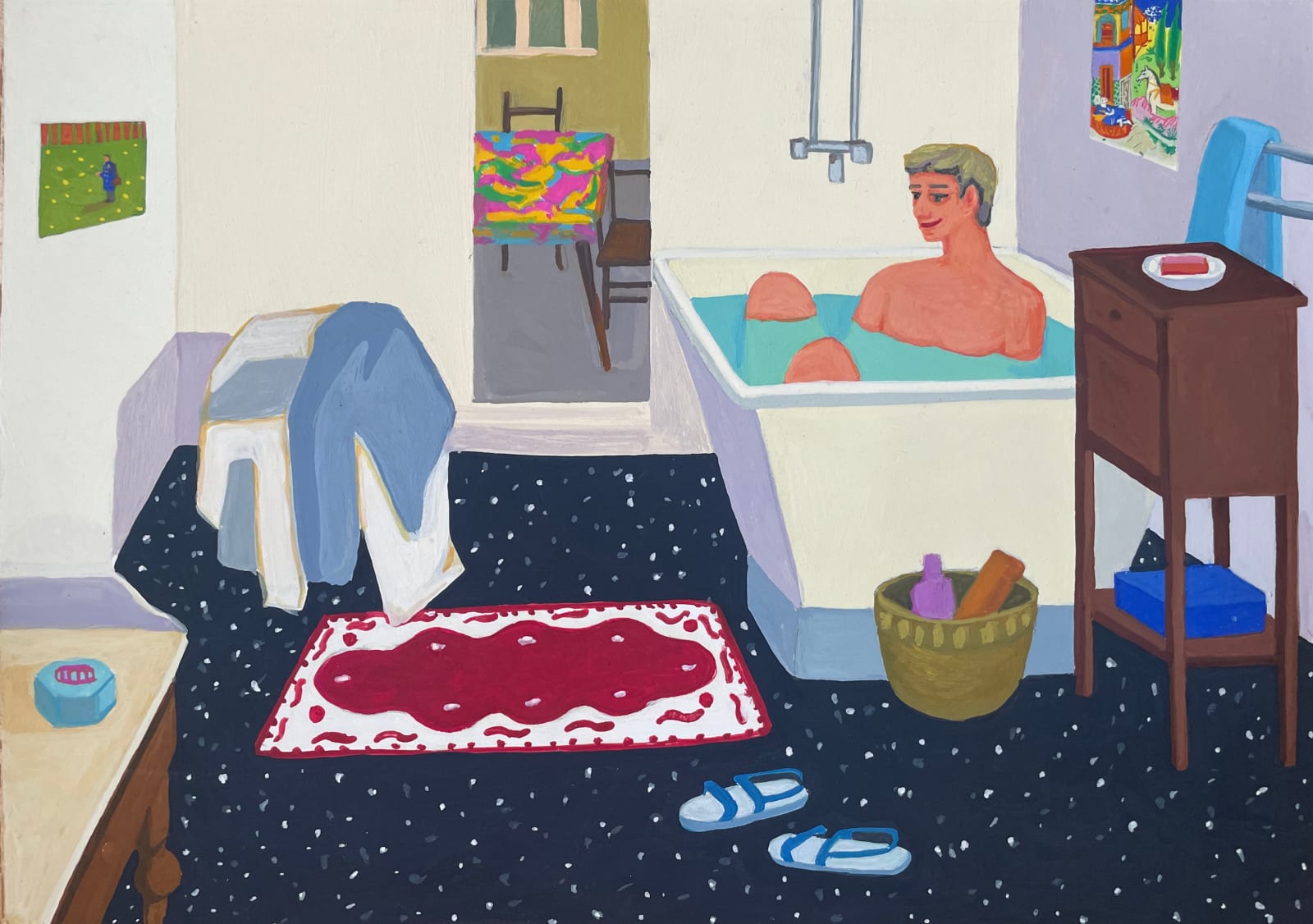 MC Mitout, Le bain, version 2, Lyon, 1991/2025