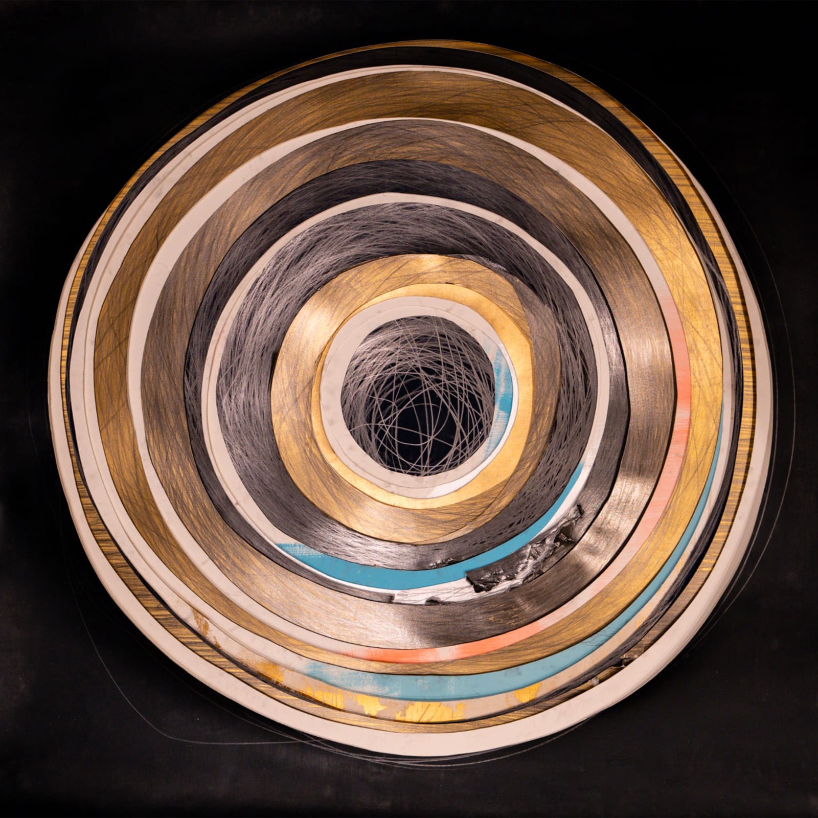 Carali McCall, Circle Drawing: 10 Layers , 2019