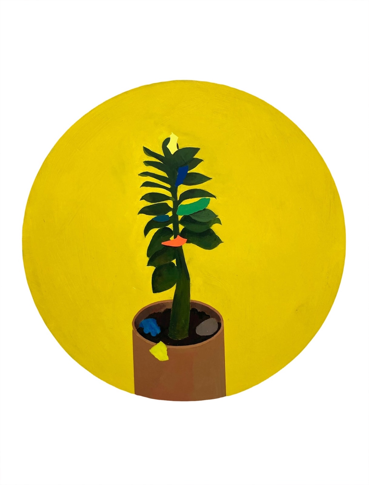 Mark Surridge, Poly Pot (yellow), 2023