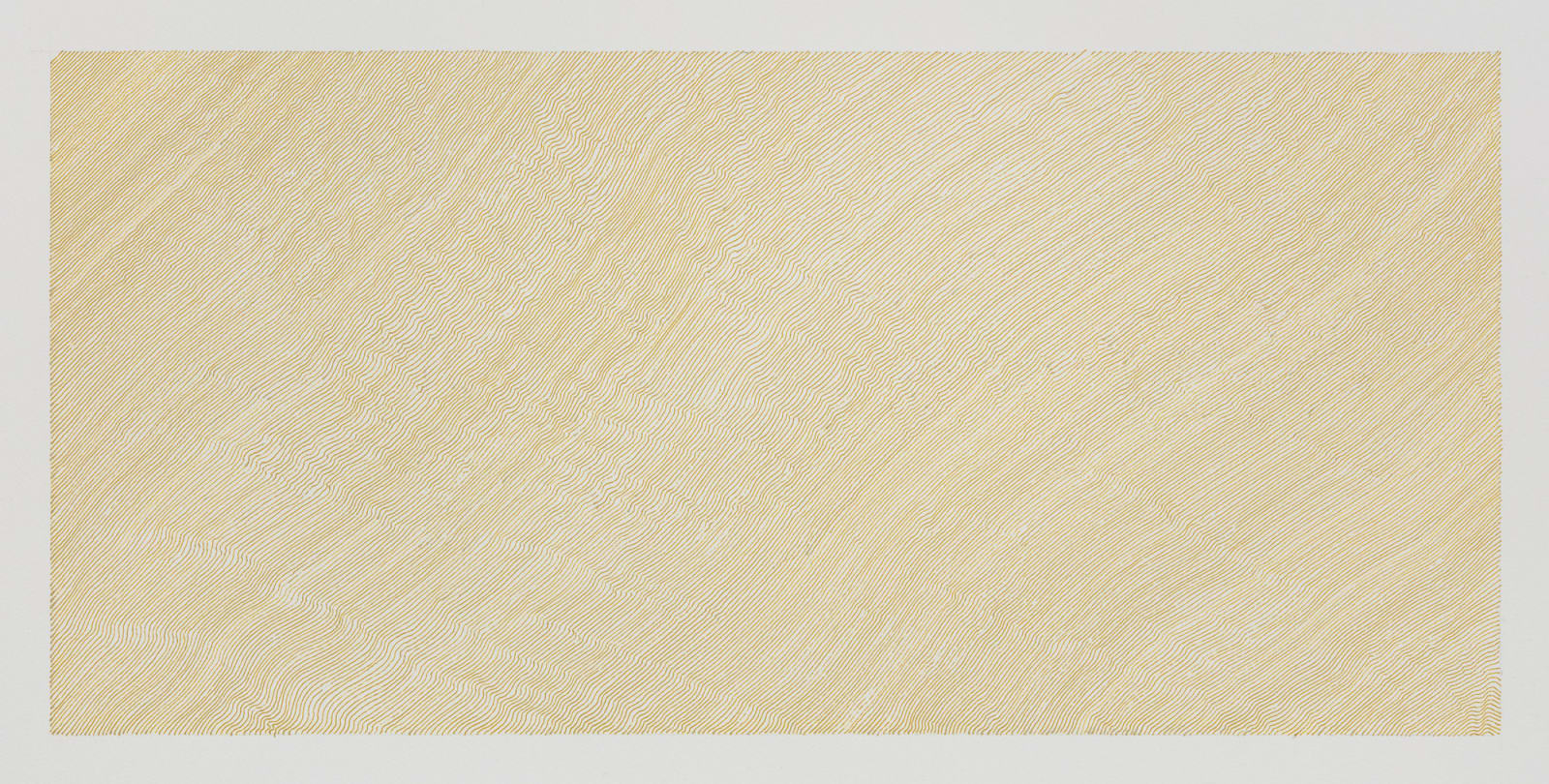 Anna Mossman, Diagonal Lines (gold, light), 2023