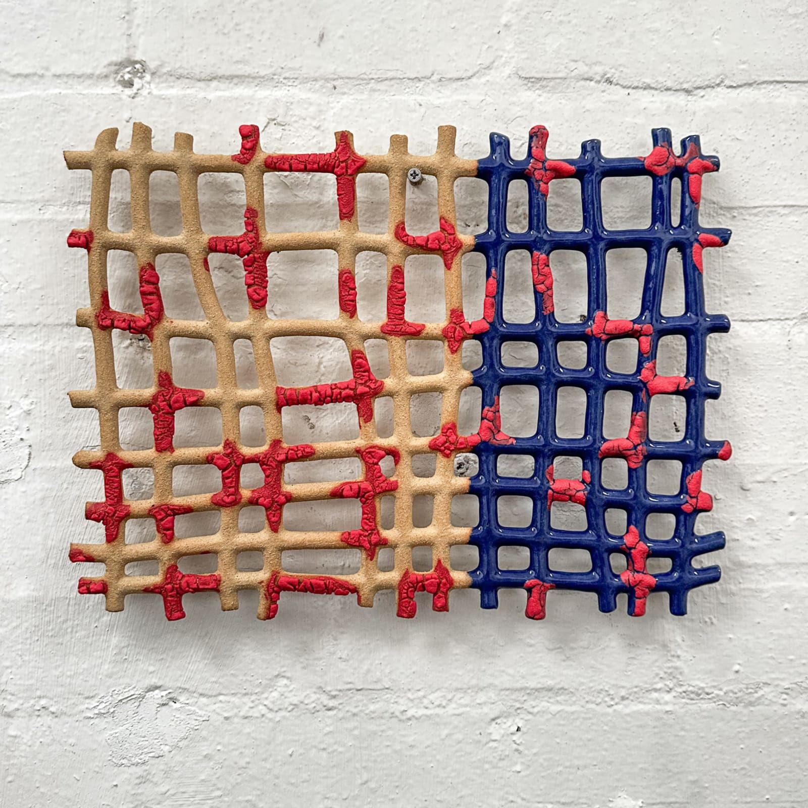 Dean Coates, Dykes and Sills (Blue and Red), 2025