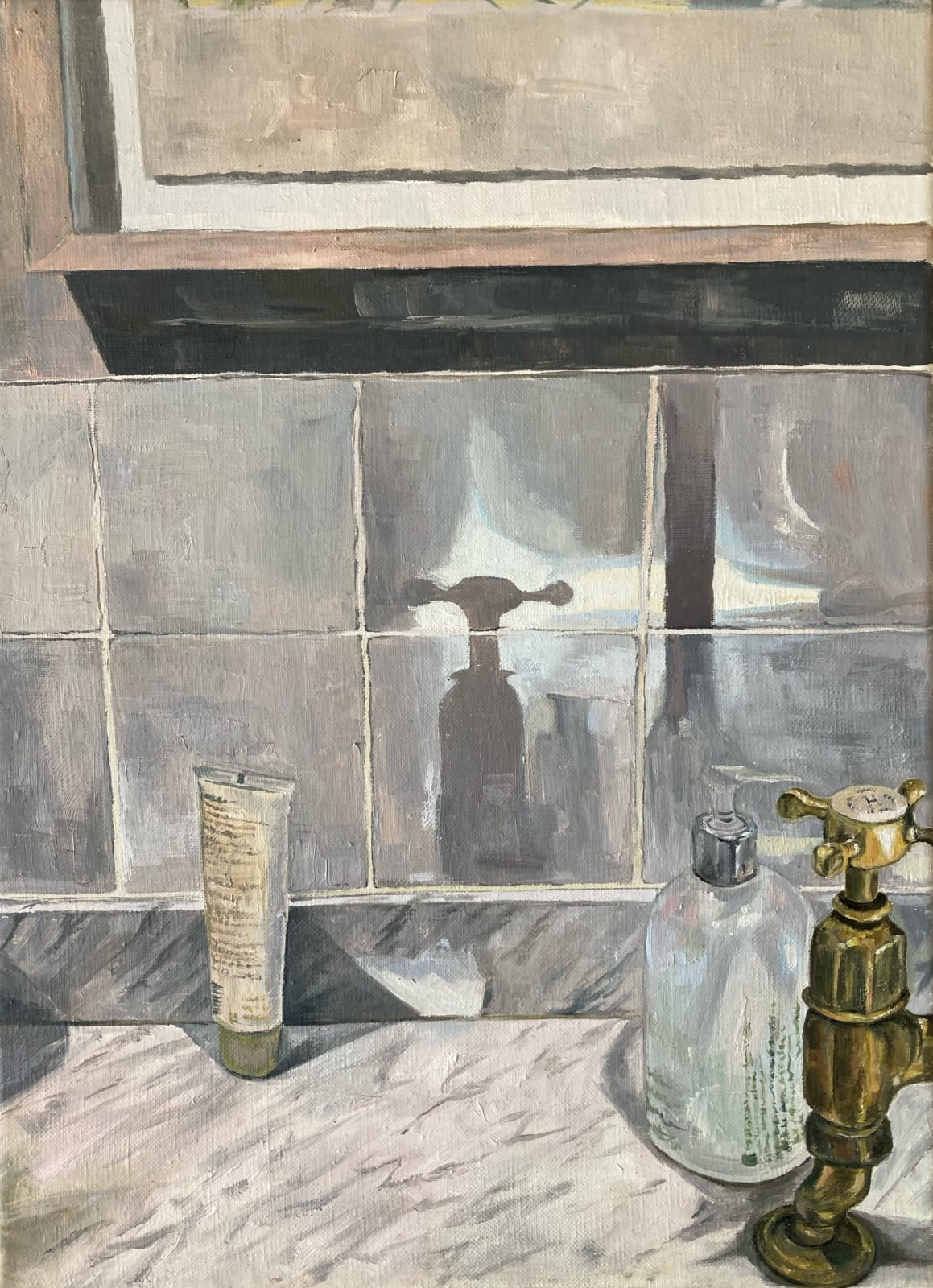 Katherine Perrins, Still Life with Tap and Reflections, 2021