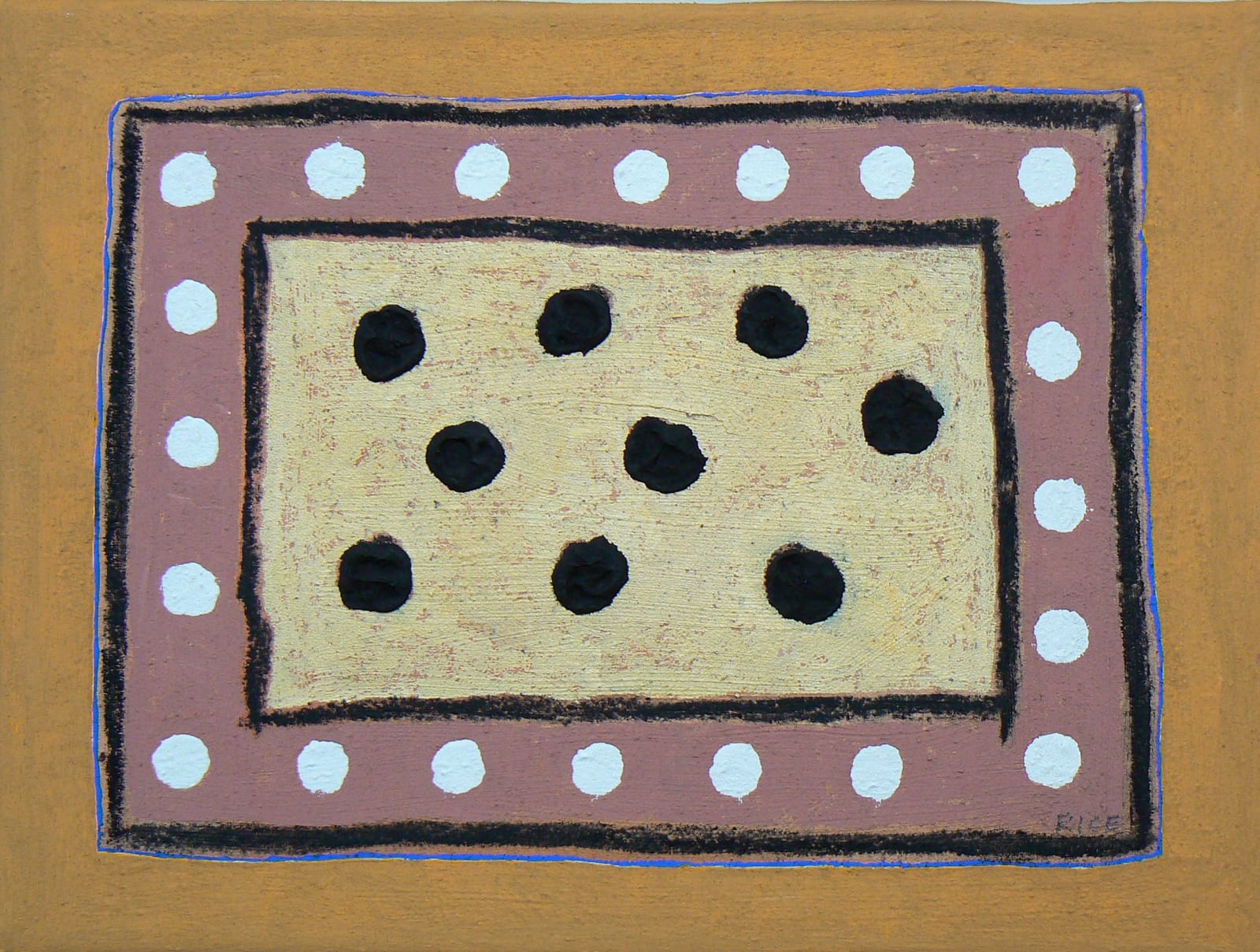 Brian Rice, Faded Colours (with dots), 2011