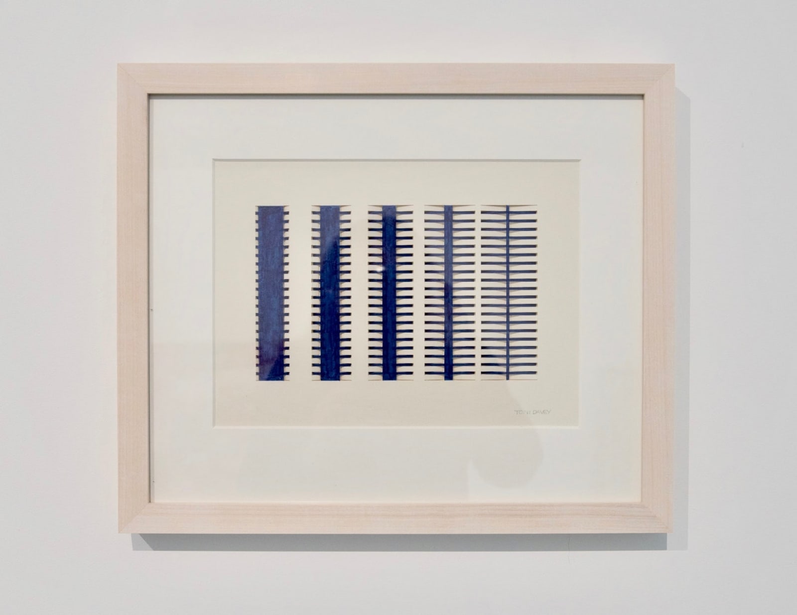 Toni Davey, Blue Lattice, I, 2022
