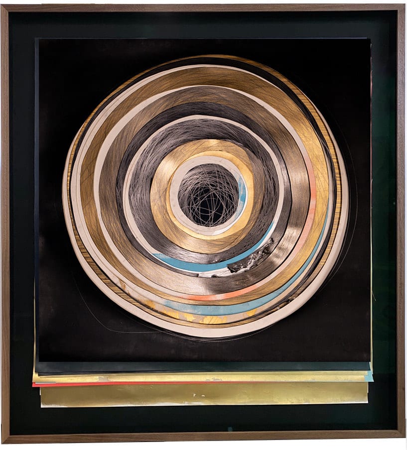 Carali McCall, Circle Drawing: 10 Layers , 2019