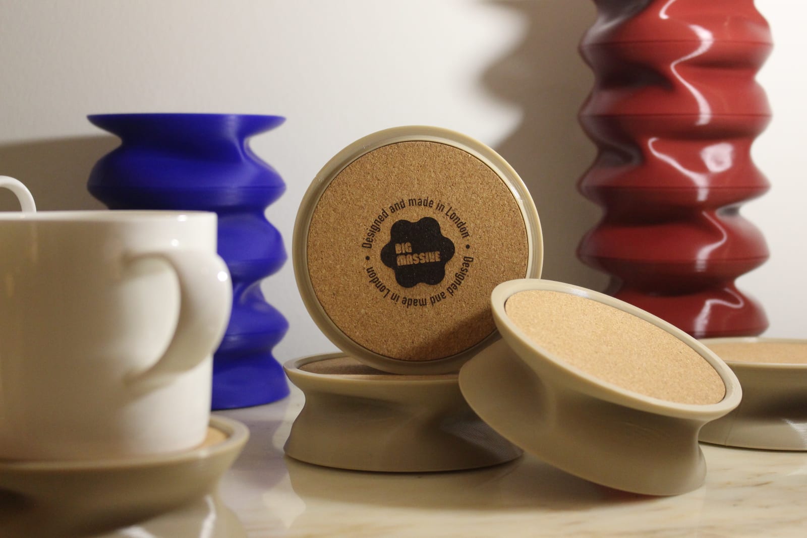 Big Massive, Crush Coaster Stack (Cobalt)