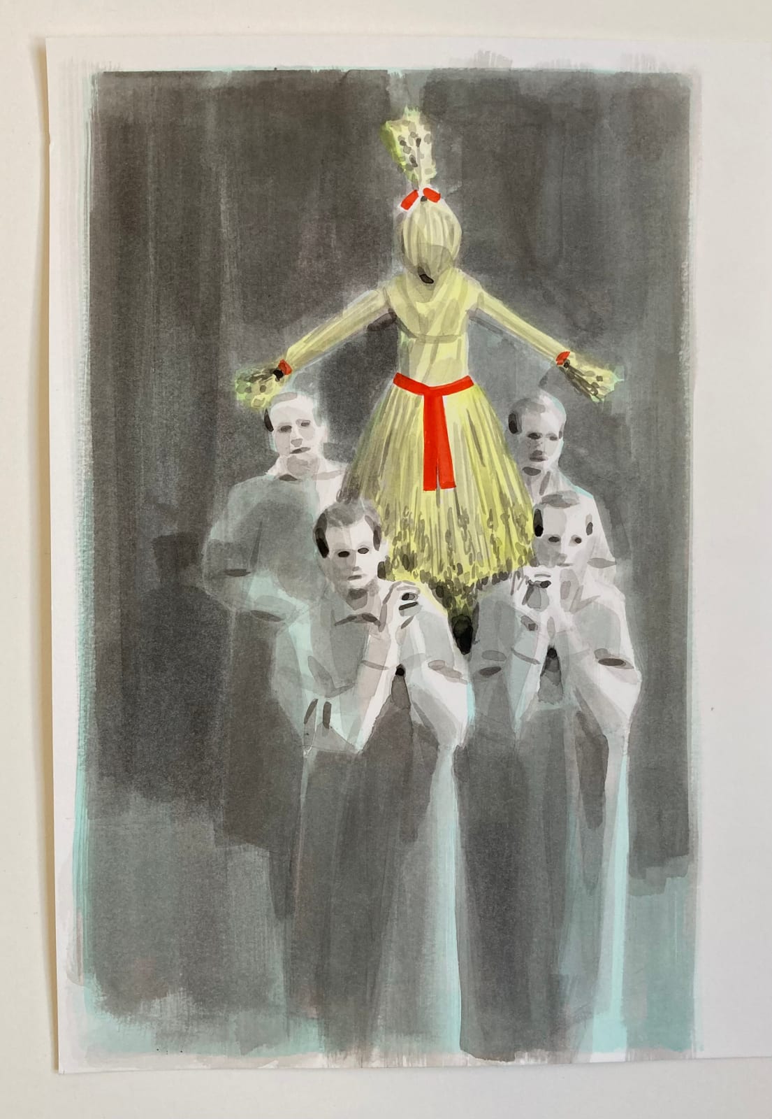 Adam Dix, Corn Doll (Aloft), 2015