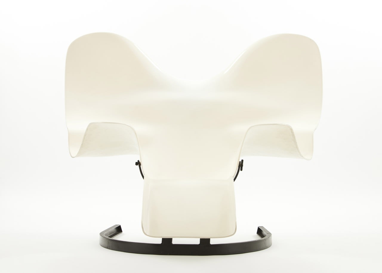 Bernard Rancillac, Vintage Armchair Elephant (white), 1960s