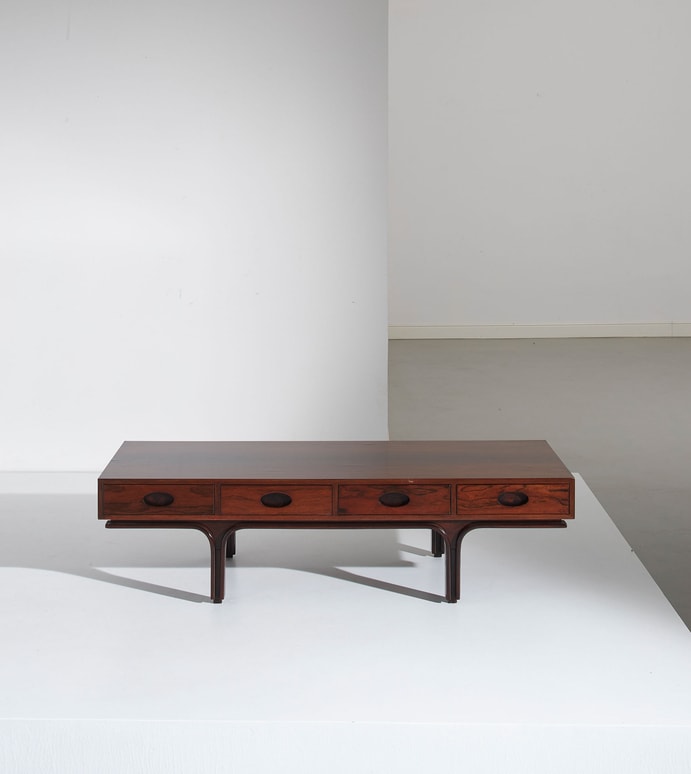 Gianfranco Frattini, Italian Mid-century Bench, 1960s