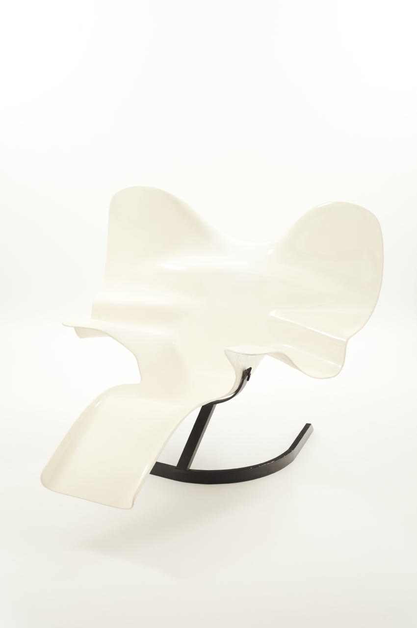 Bernard Rancillac, Vintage Armchair Elephant (white), 1960s