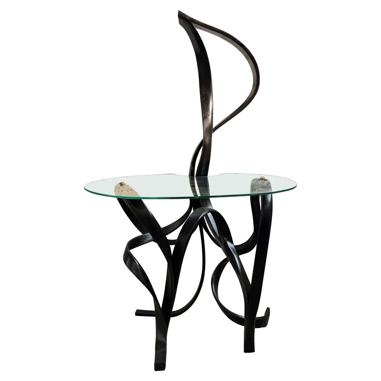 Raka Studio, Black Olor Foyer Table, 2022