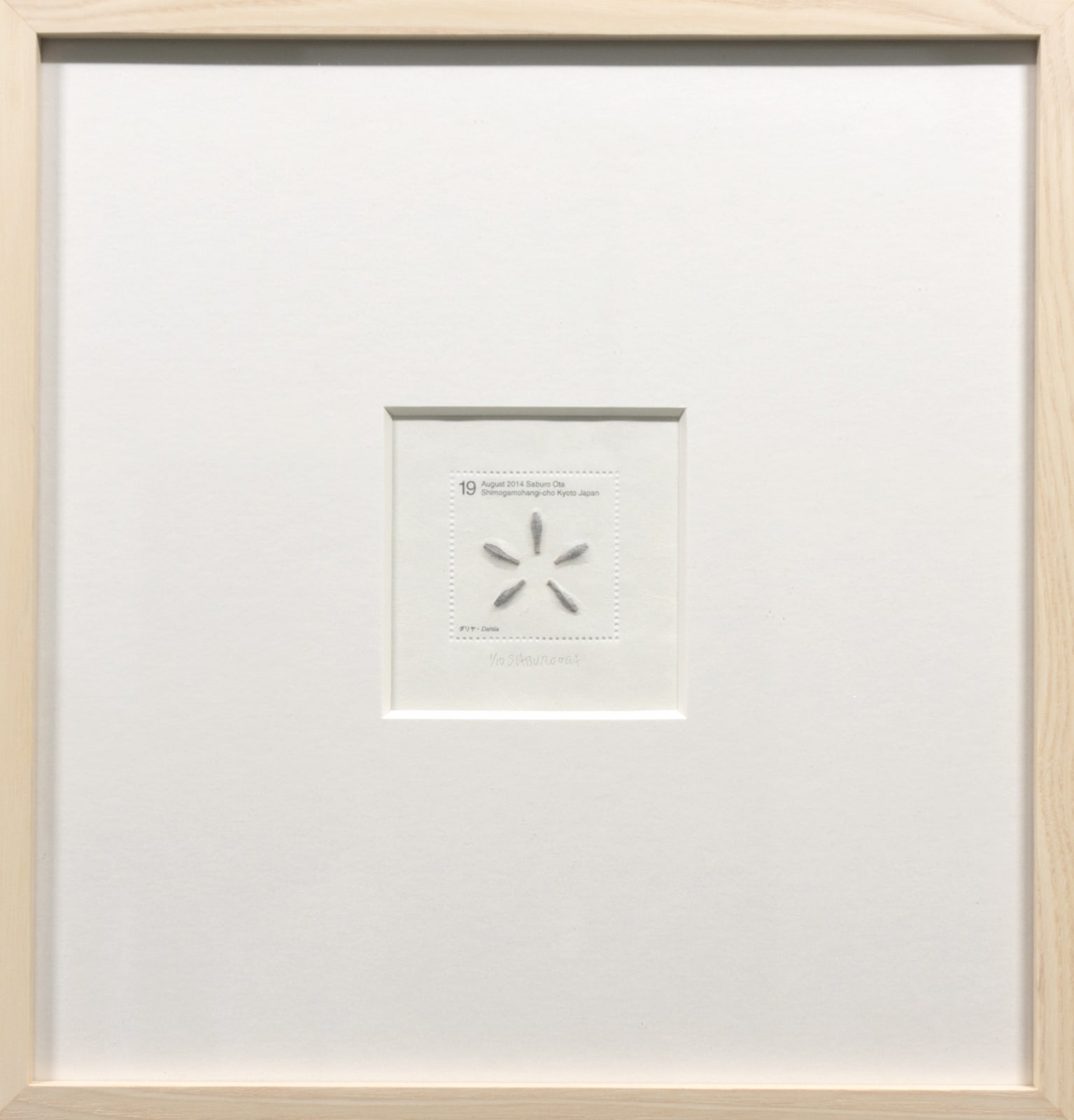 Saburo Ota, Seed Project from Kyoto_Dahlia., 2014