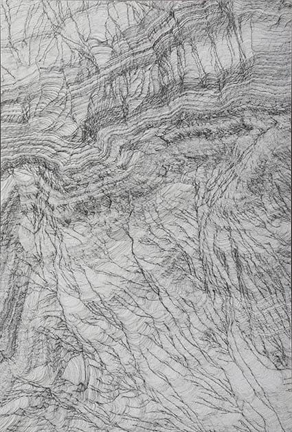Mio Yamato, Repetition Black (line) 5 #A, 2018