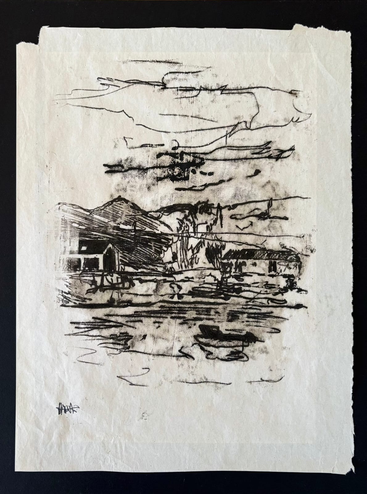Hugo Winder-Lind, View of Ardheslaig from Tigh A'Mhuillin, 2025