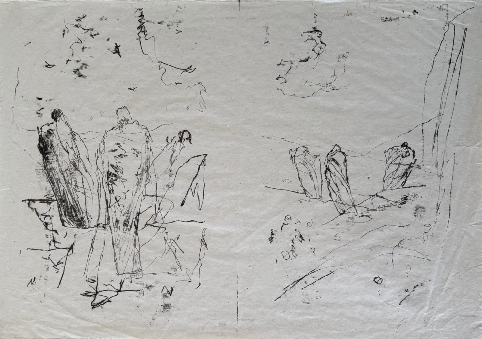 Hugo Winder-Lind, Beings that were not there I & II, 2025