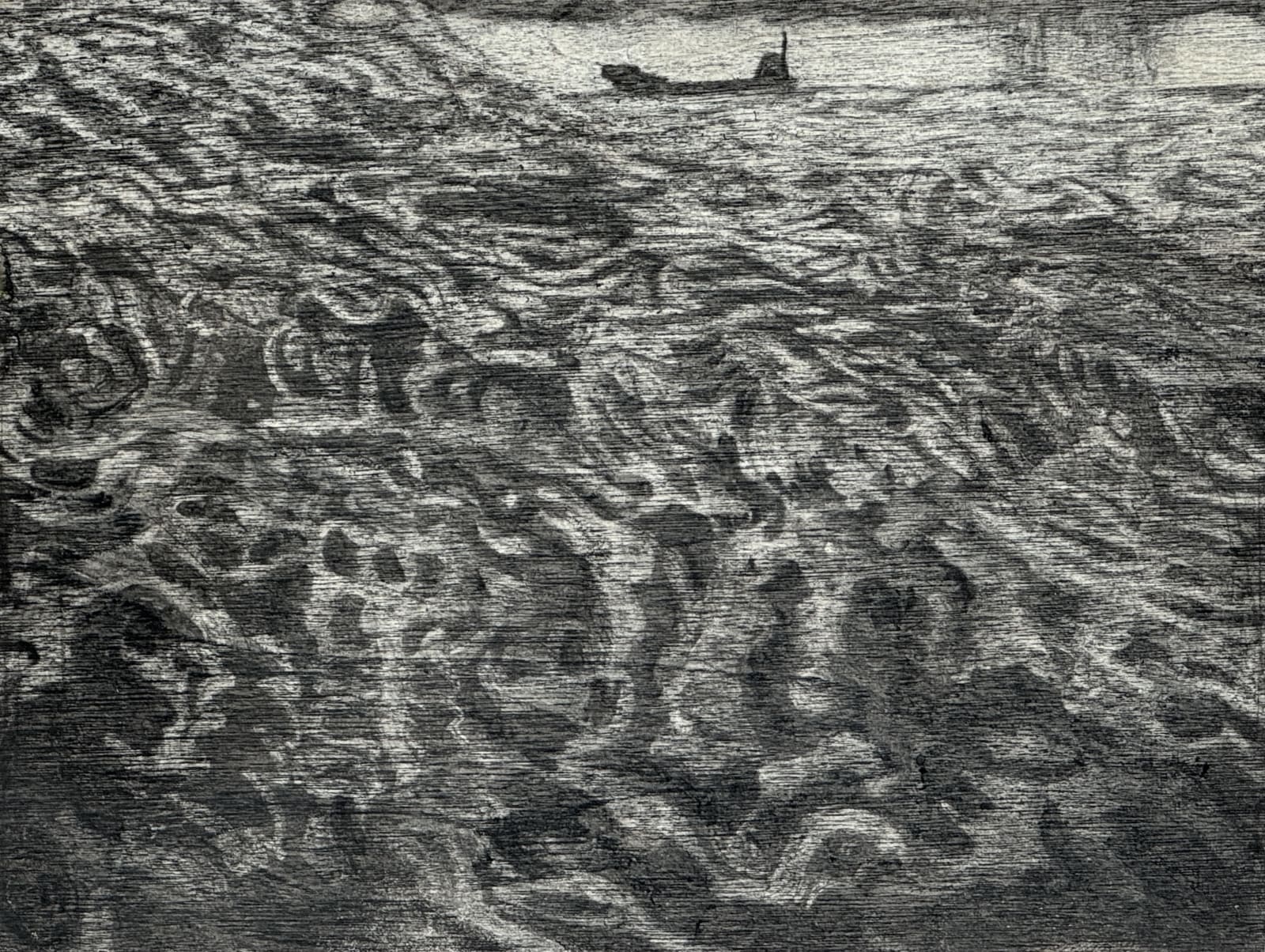 Claire Cansick, Shipping Lane III, 2025