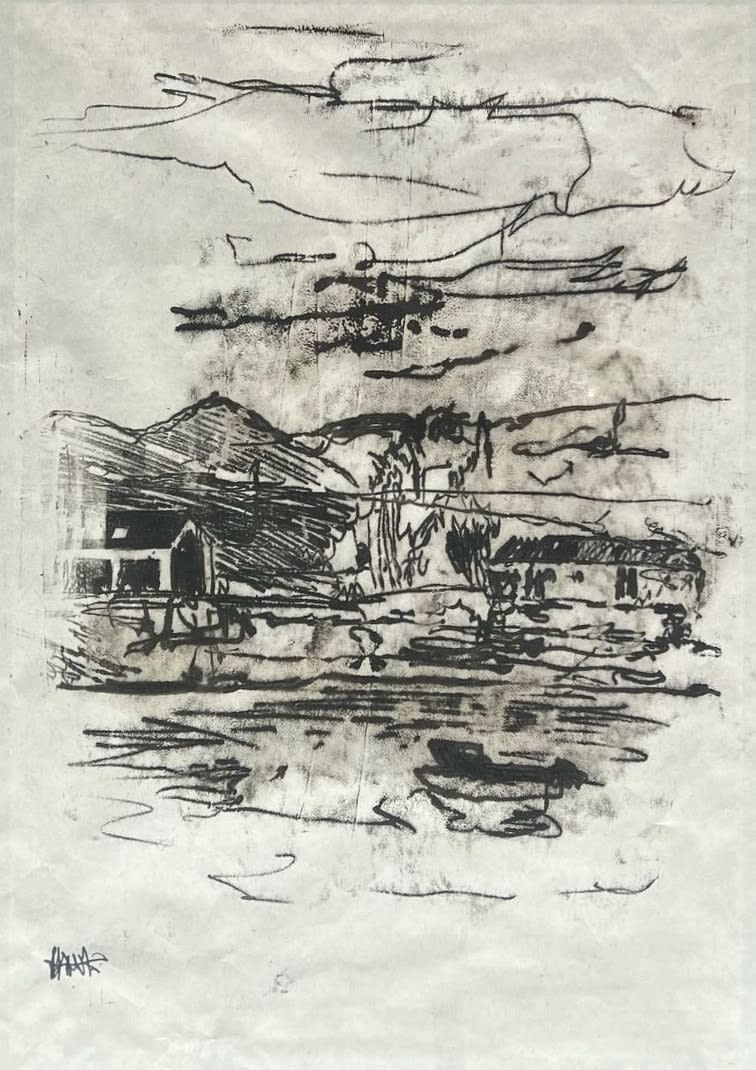 Hugo Winder-Lind, View of Ardheslaig from Tigh A'Mhuillin, 2025