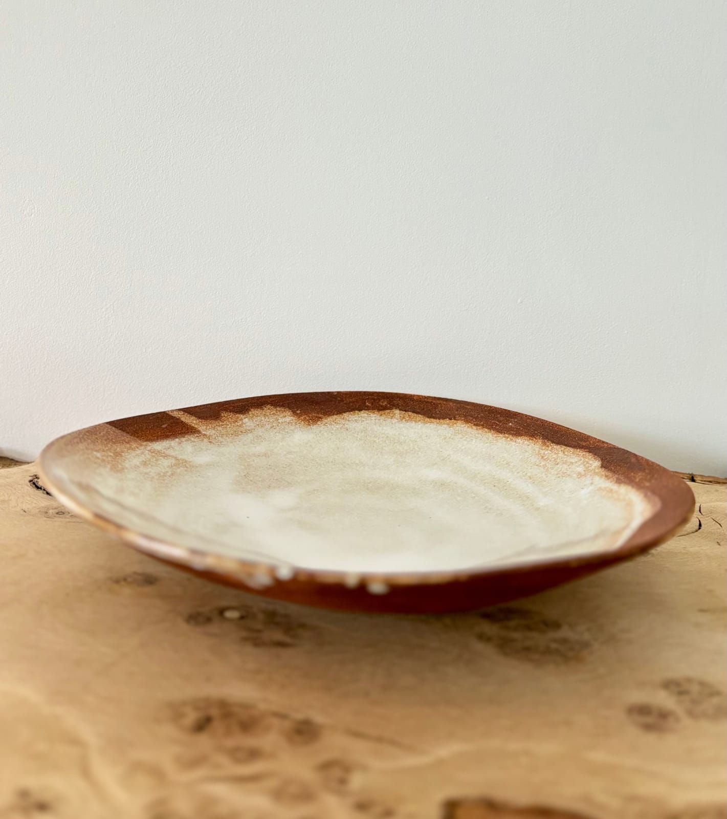 ARD, Oxide bowl with white glaze, 2022