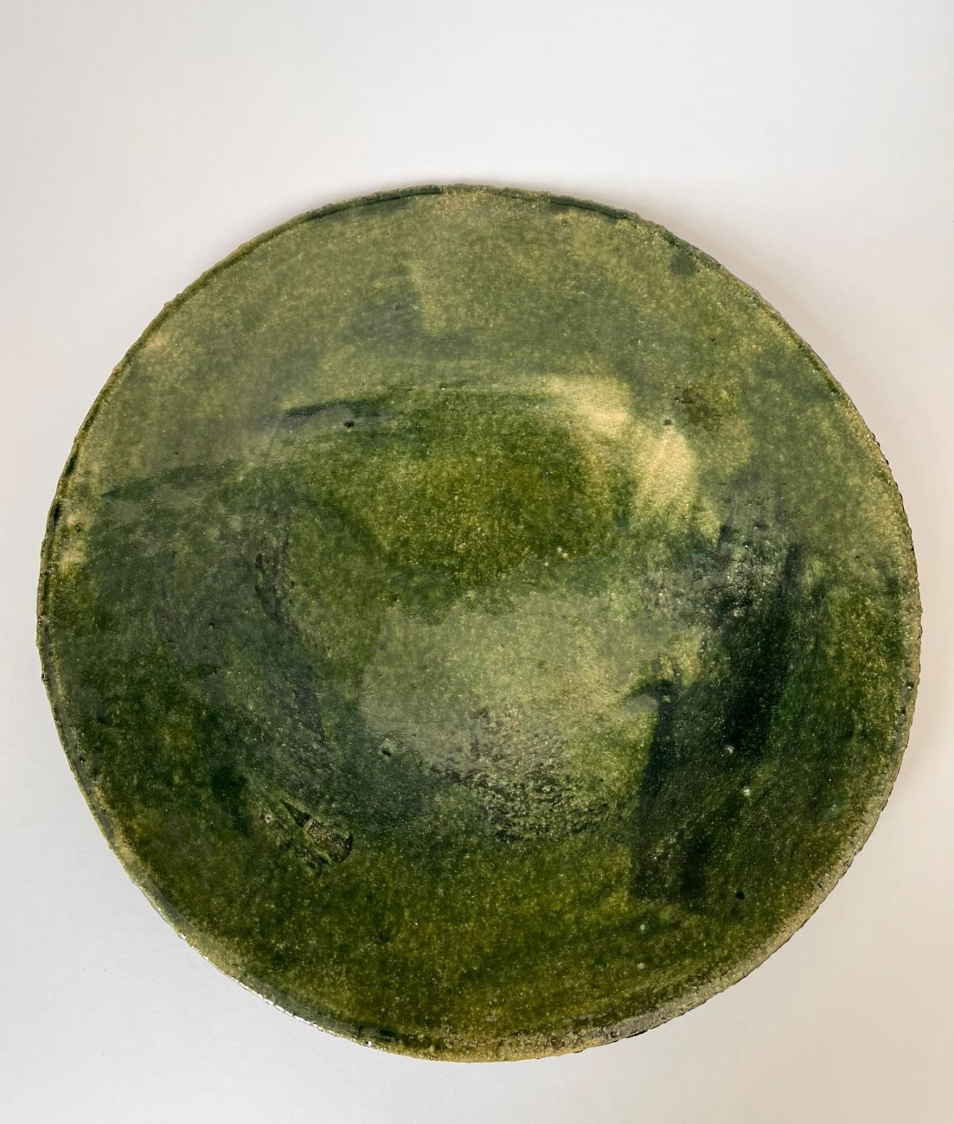 ARD, Large green plate, 2025