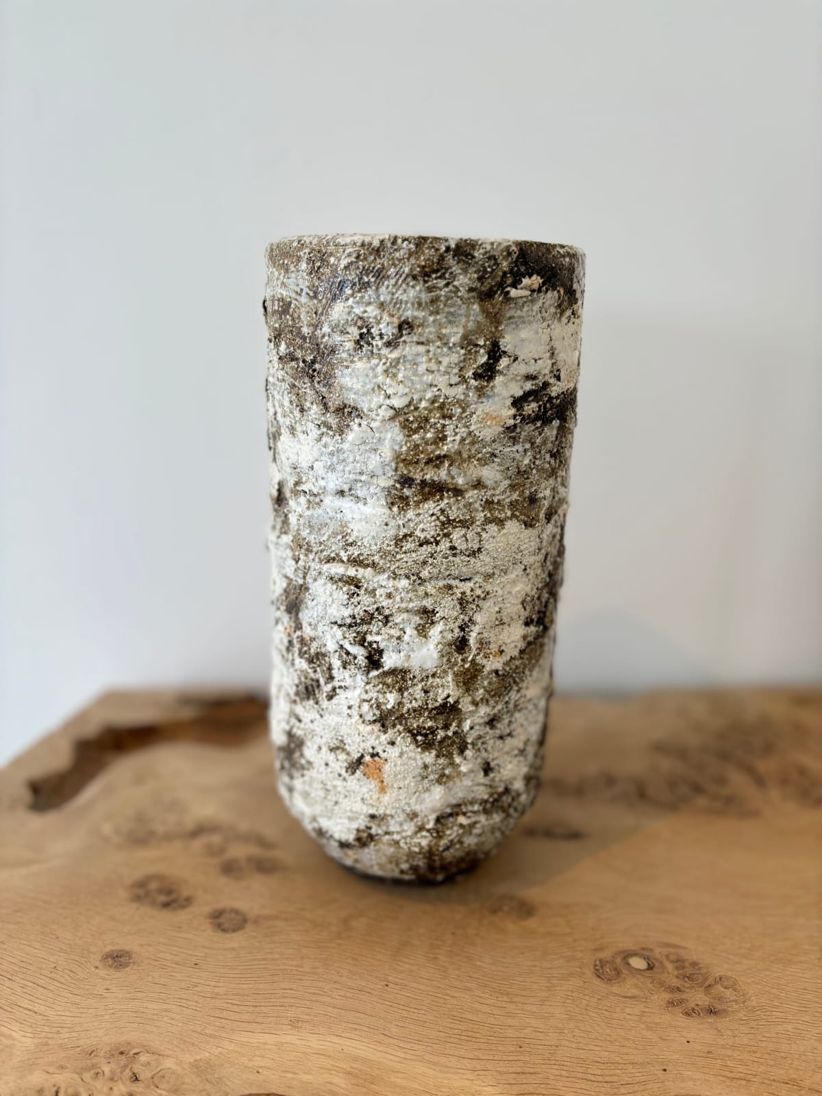 ARD, Large brown textured vase, 2022