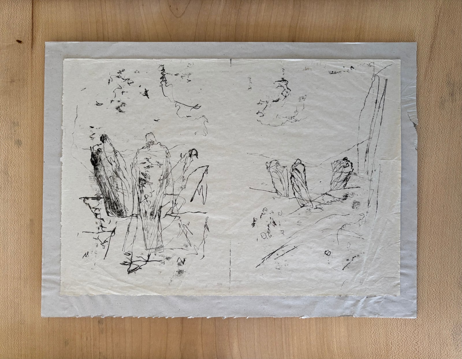 Hugo Winder-Lind, Beings that were not there I & II, 2025