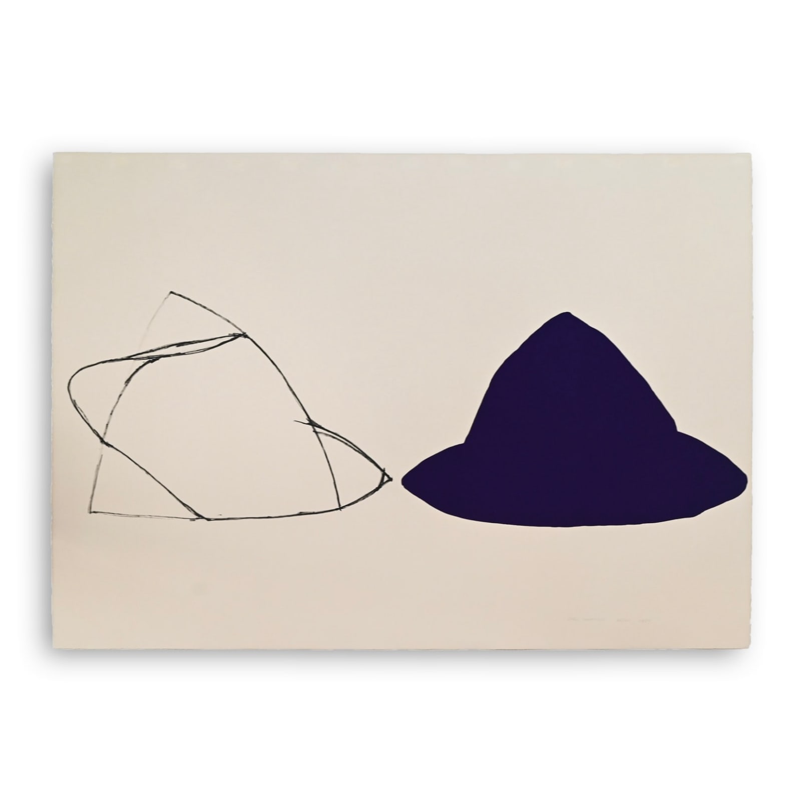JOEL SHAPIRO, Untitled (Double Purple), 1980