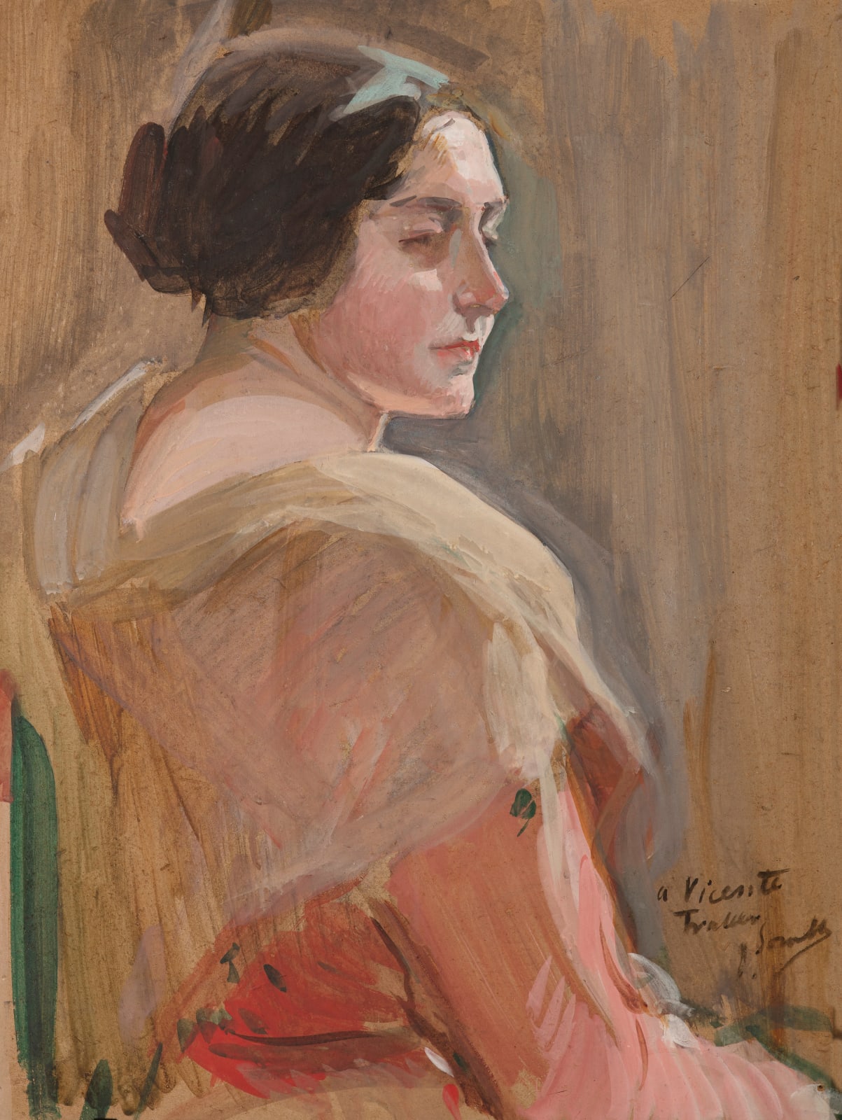 JOAQUÍN SOROLLA Y BASTIDA, Feminine Figure
