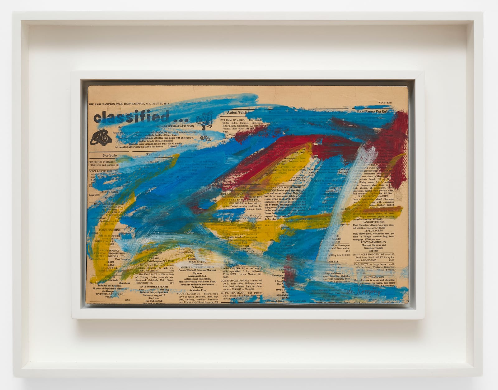 WILLEM DE KOONING, Untitled, 1978