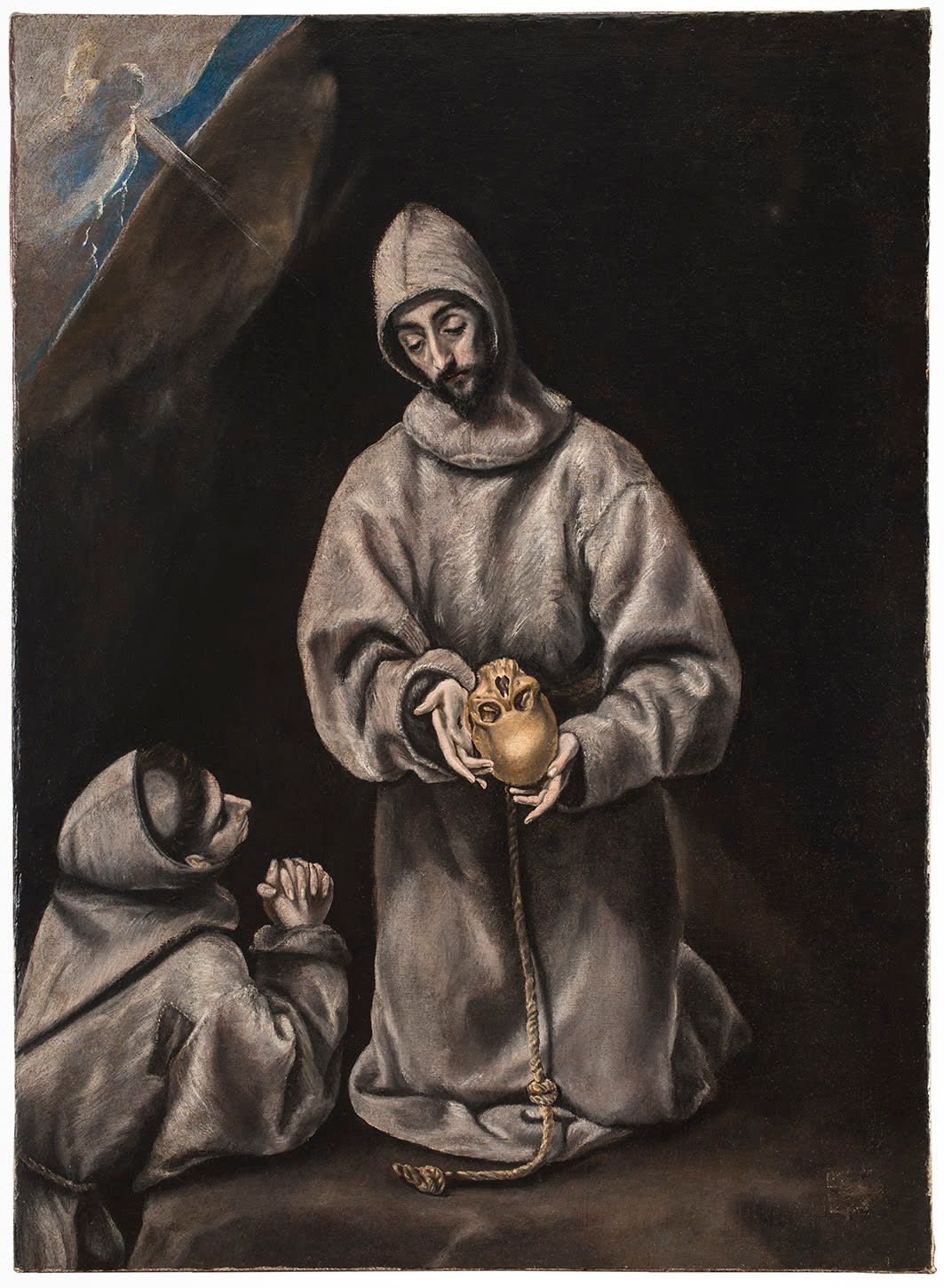GRECO AND WORKSHOP, Saint Francis and Brother Leo, early 17th century