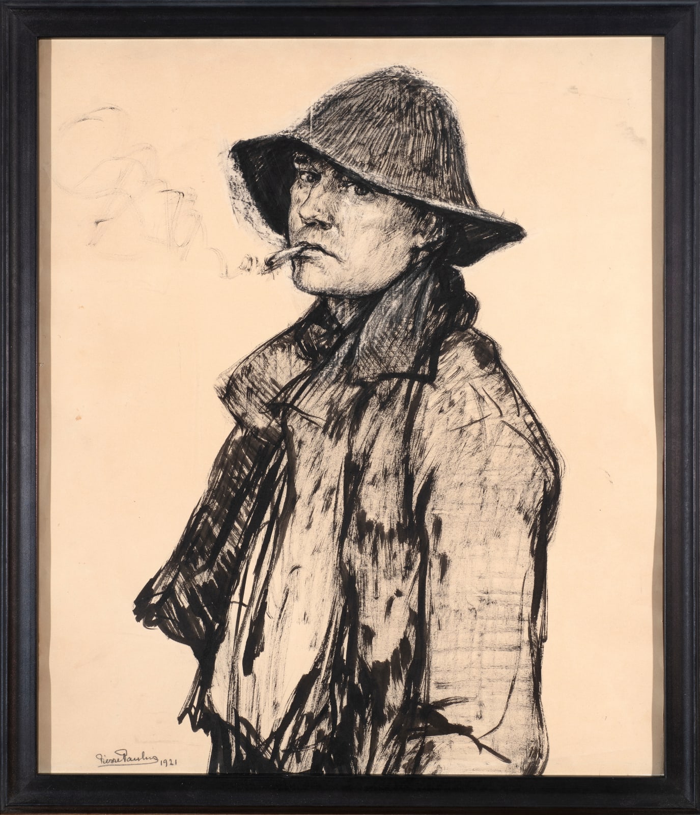 PIERRE PAULUS DE CHATELET, Portrait of a fisherman smoking