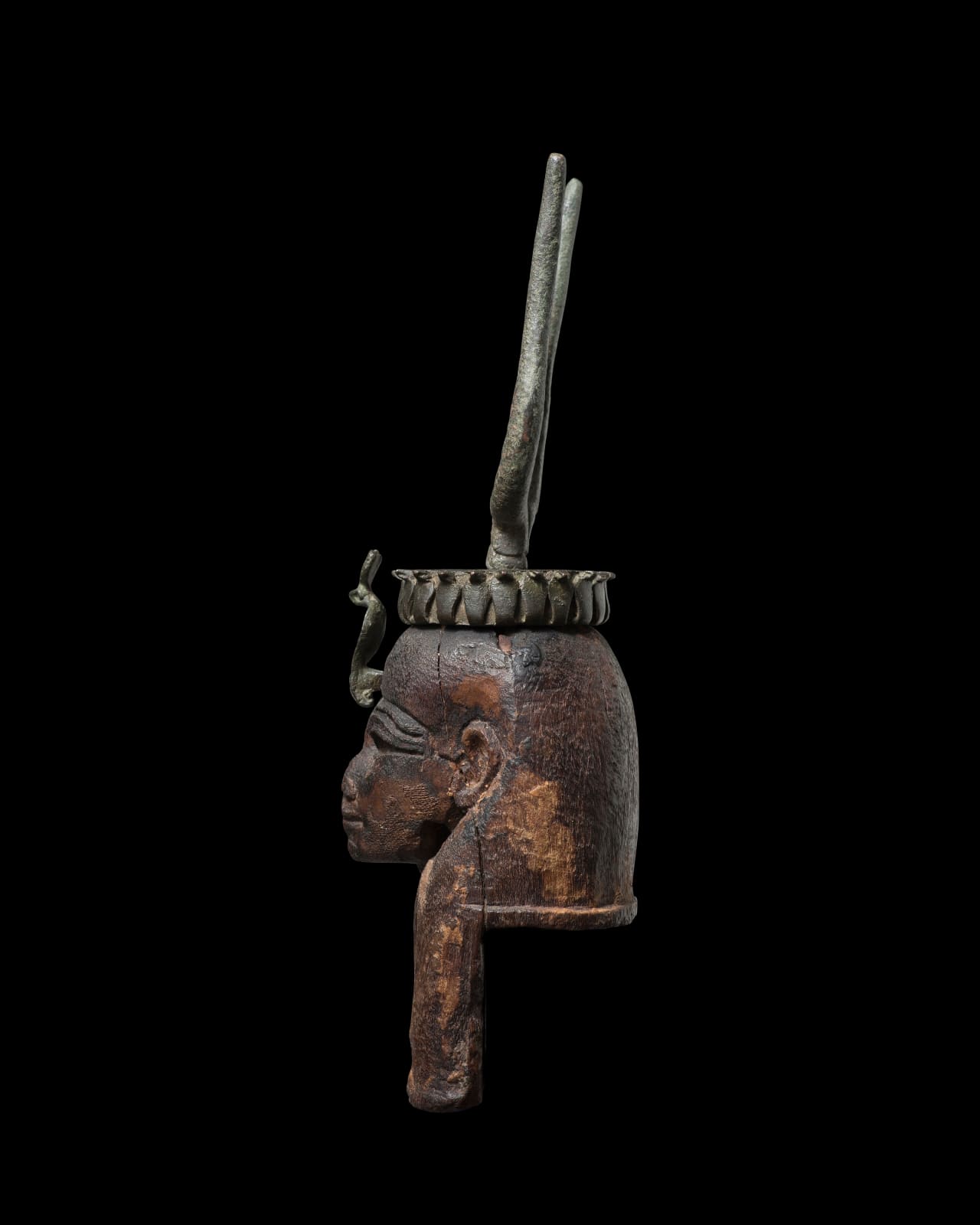 Head of Hathor , Egyptian, Third Intermediate Period, 21st-24th Dynasty, c. 1069-715 B.C.