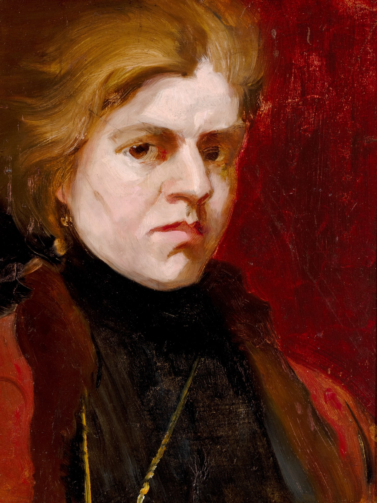 ELENA LUKSCH-MAKOWSKY, Self Portrait of the artist during pregnancy