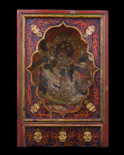 Painted Kapala, Tibet, 16th century
