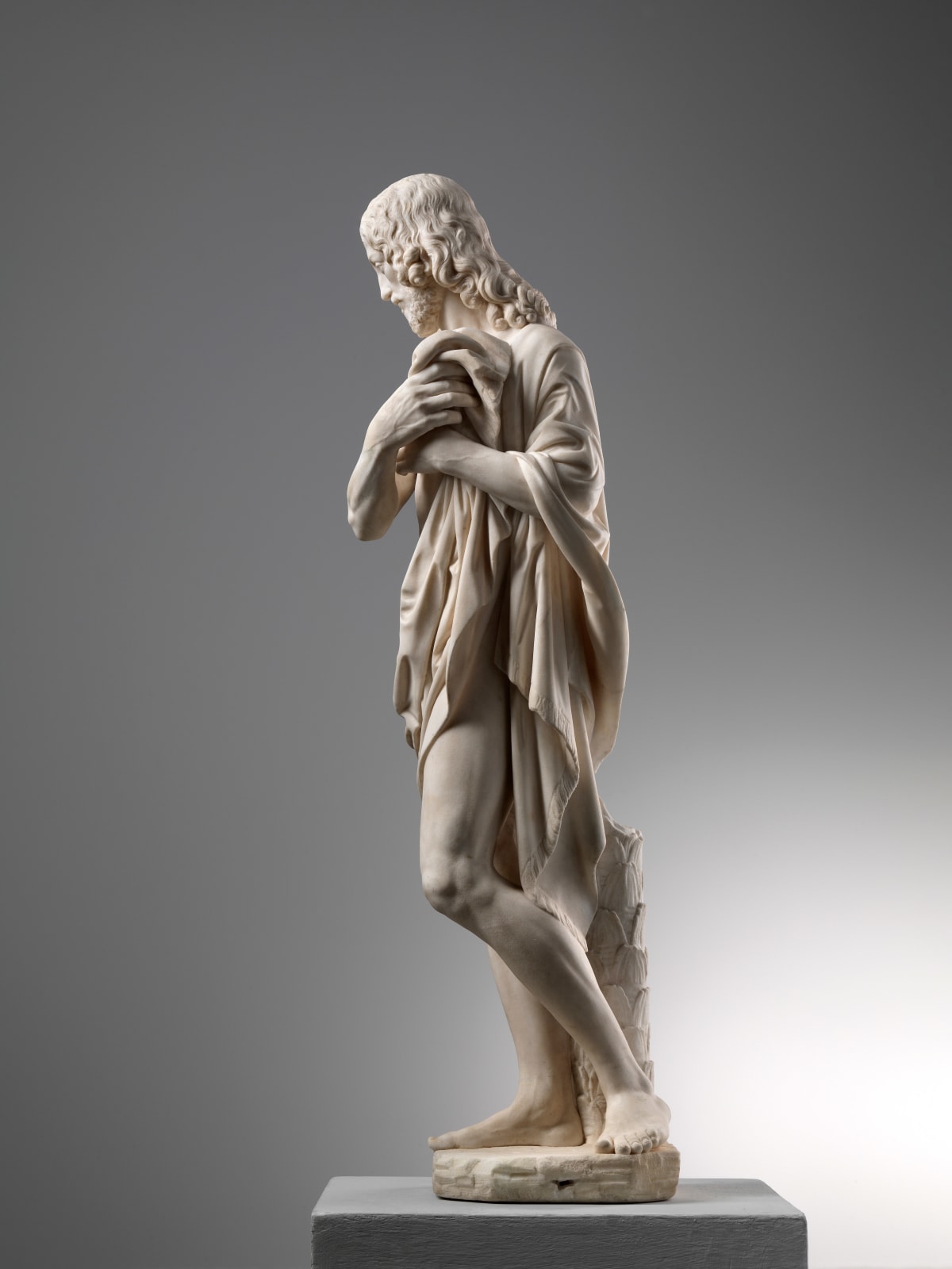 FELICE PALMA, Christ about to receive the baptism in the Jordan River, c. 1618-1621