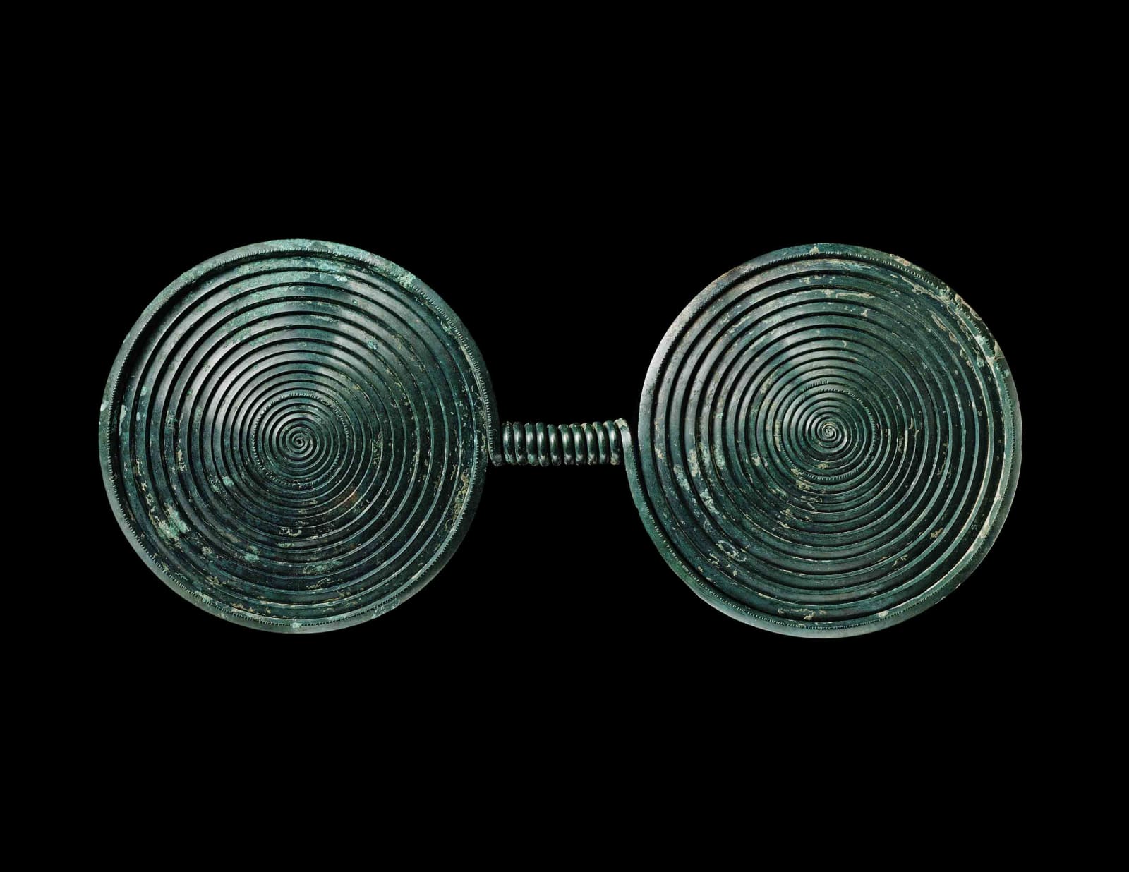 Two Spectacle Fibulae, Bronze Age, second millennium B.C.