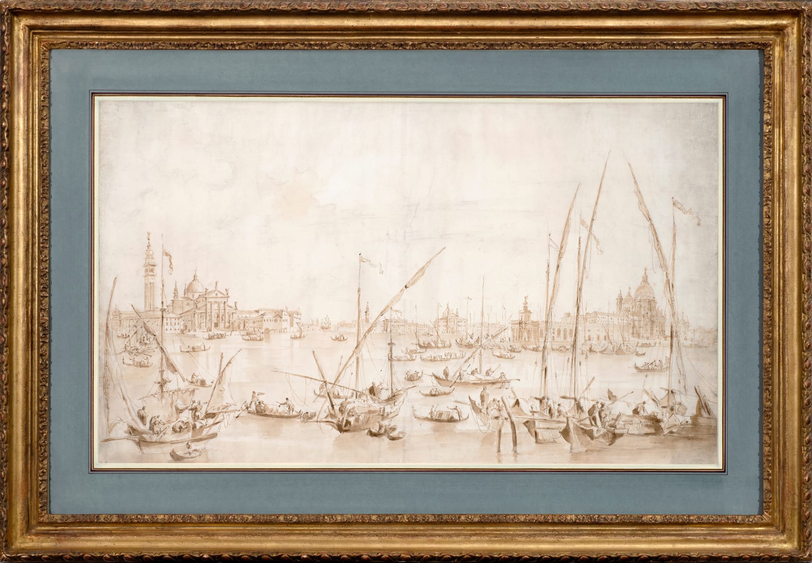 FRANCESCO GUARDI, Venice A Panoramic View of the Bacino di San Marco with the Doge’s Palace, Molo and the Riva degli Schiavoni
