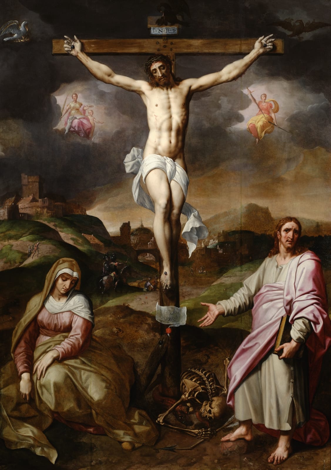 WILLEM ADRIAENSZ KEY, The Crucifixion, ca. 1550