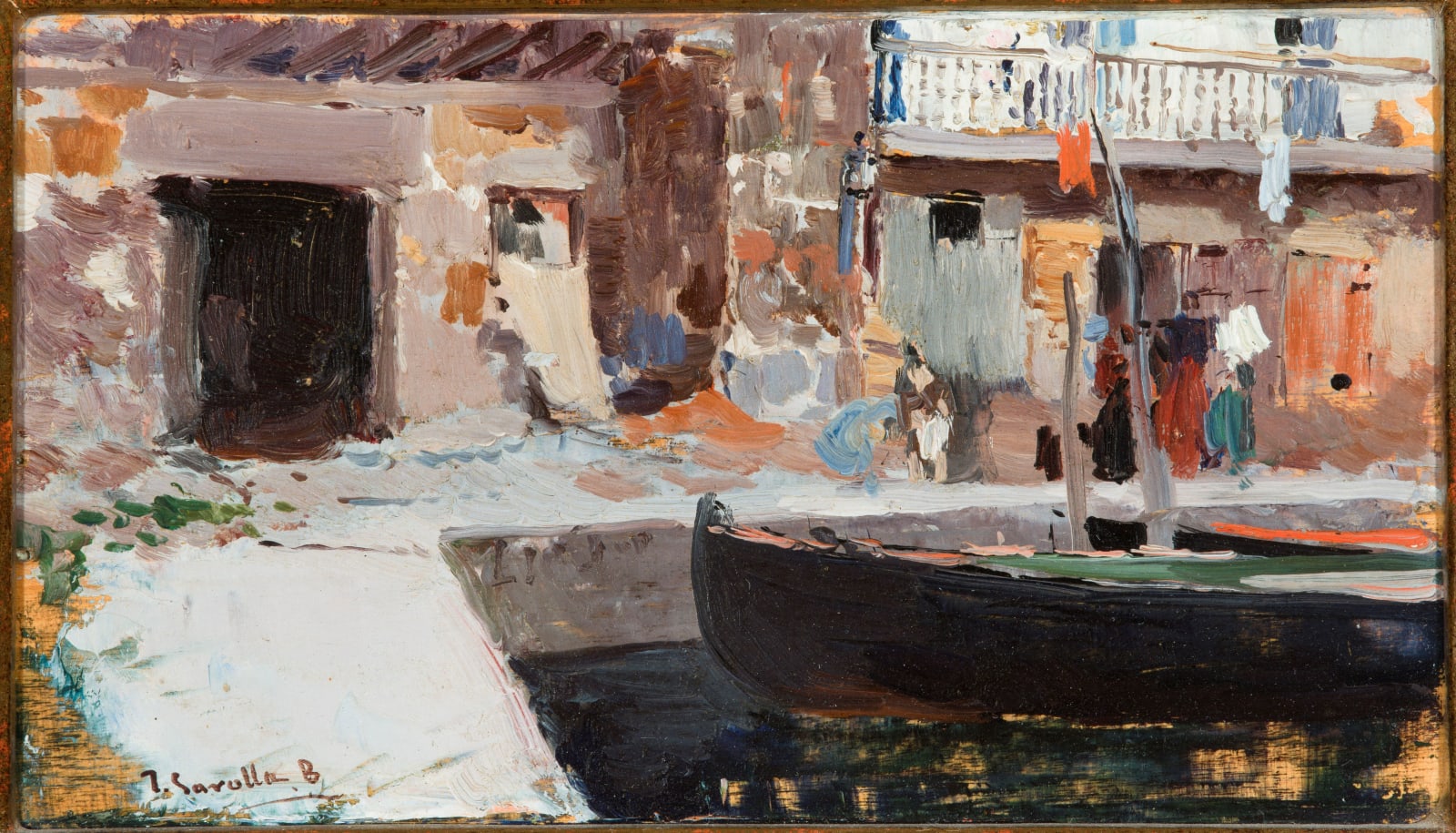 JOAQUÍN SOROLLA Y BASTIDA, Puerto de Pasajes, 1900