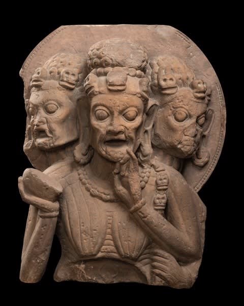 Bust of Chamunda, Central India, Madhya Pradesh, Chandela period, 10th century