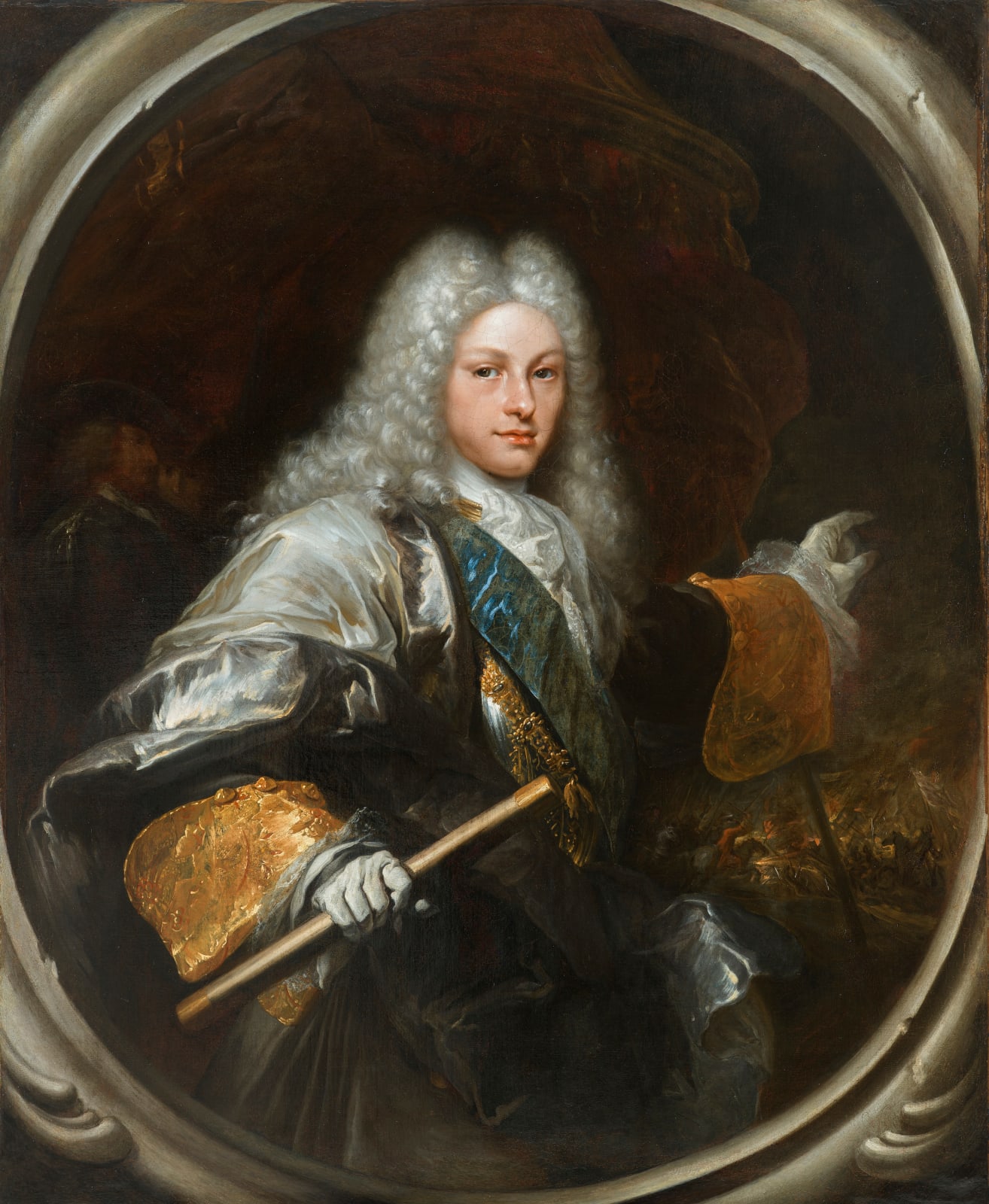 MIGUEL JACINTO MELÉNDEZ, PORTRAIT OF PHILIP V, KING OF SPAIN (1683-1746)