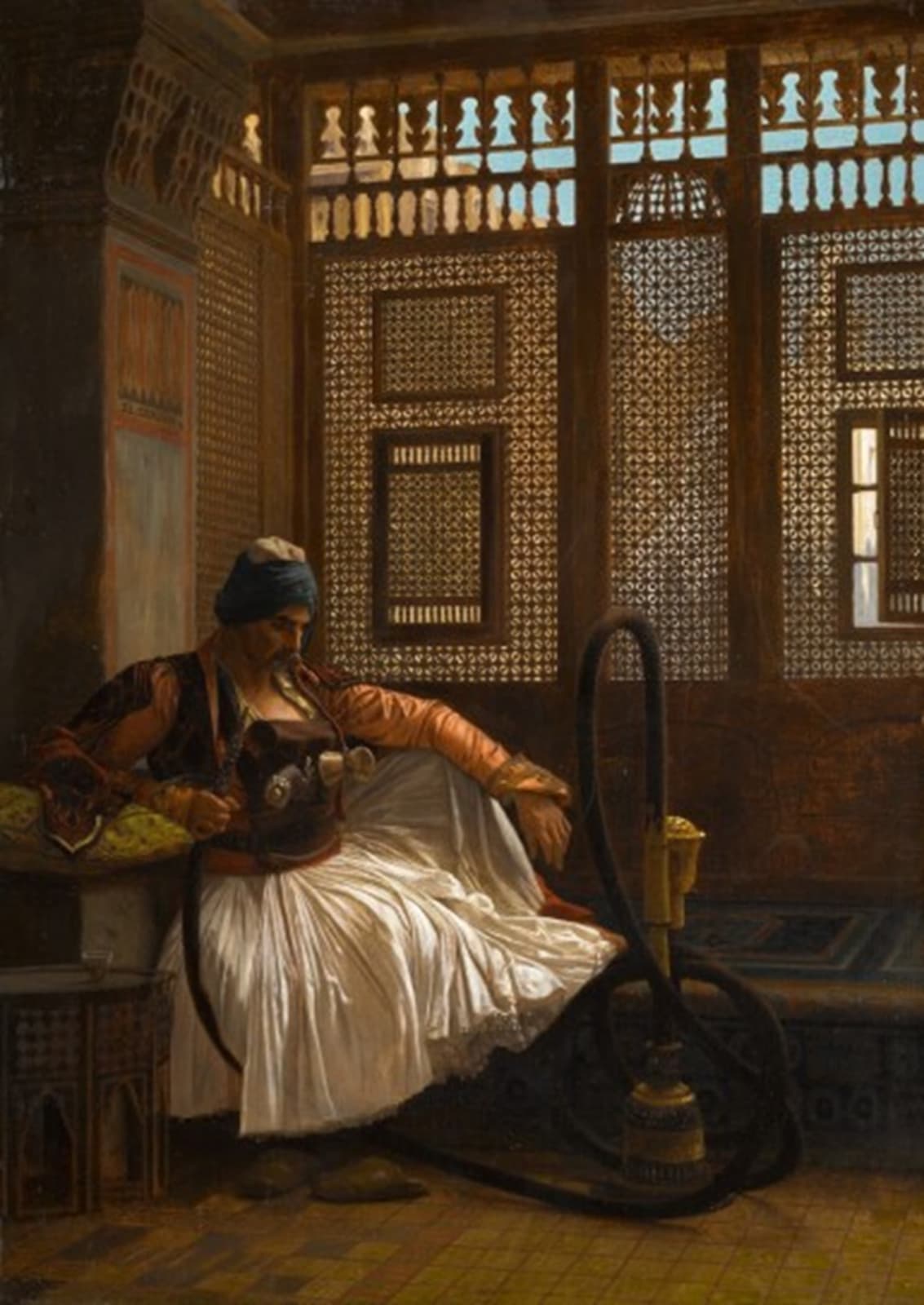 JEAN-LÉON GEROME, Standing Arnaut with pistol and dagger